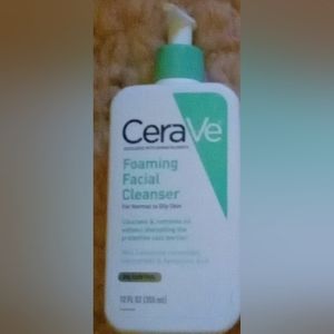 CERAVE 12oz Foaming Facial CLEANSER